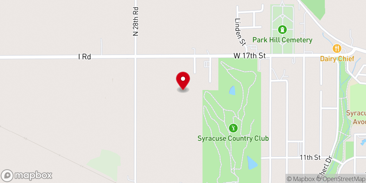 Map showing location of Church of Christ