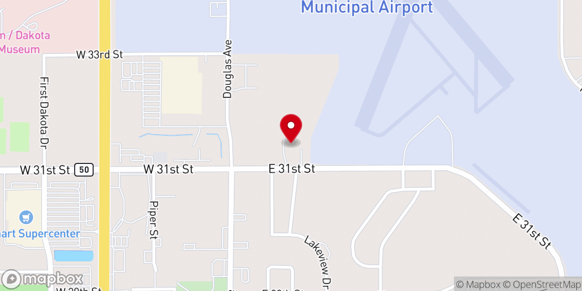 Map showing location of Prince of Peace Lutheran Church WELS