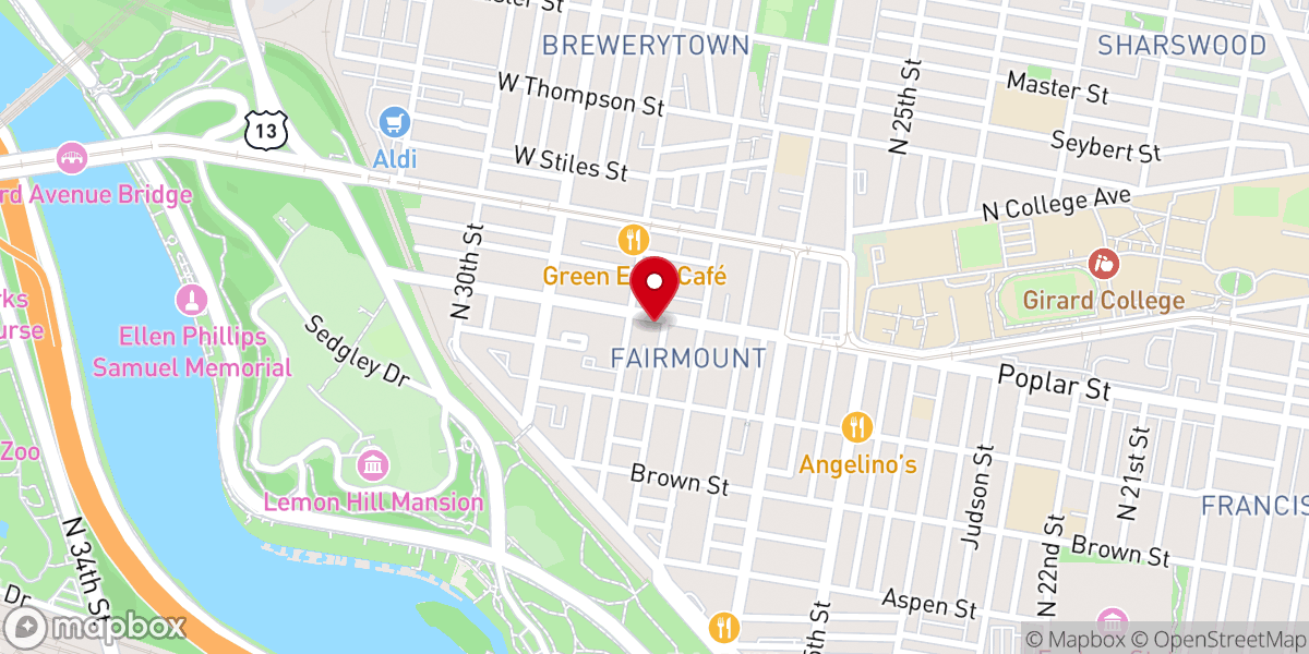 Map showing location of Redemption City Church