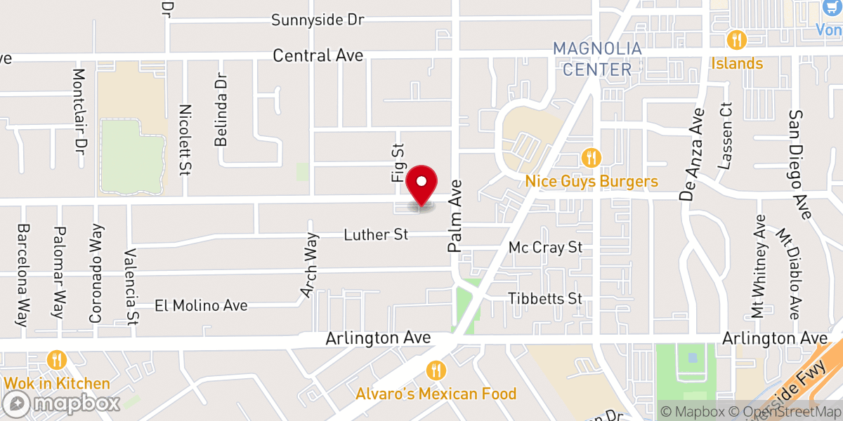 Map showing location of Sandals Church Palm Avenue