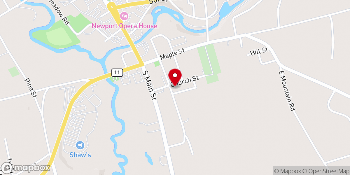 Map showing location of Hope Fellowship