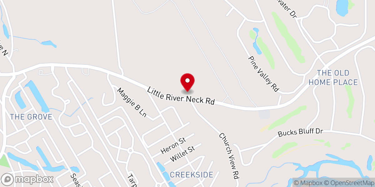 Map showing location of Macedonia AME Church