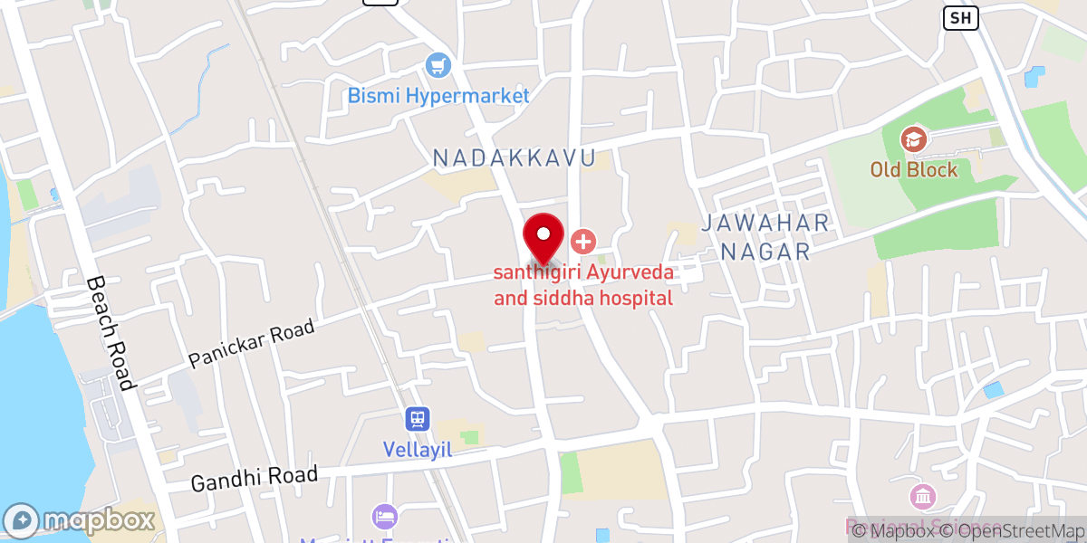 Map showing location of CSI St. Mary's English Church