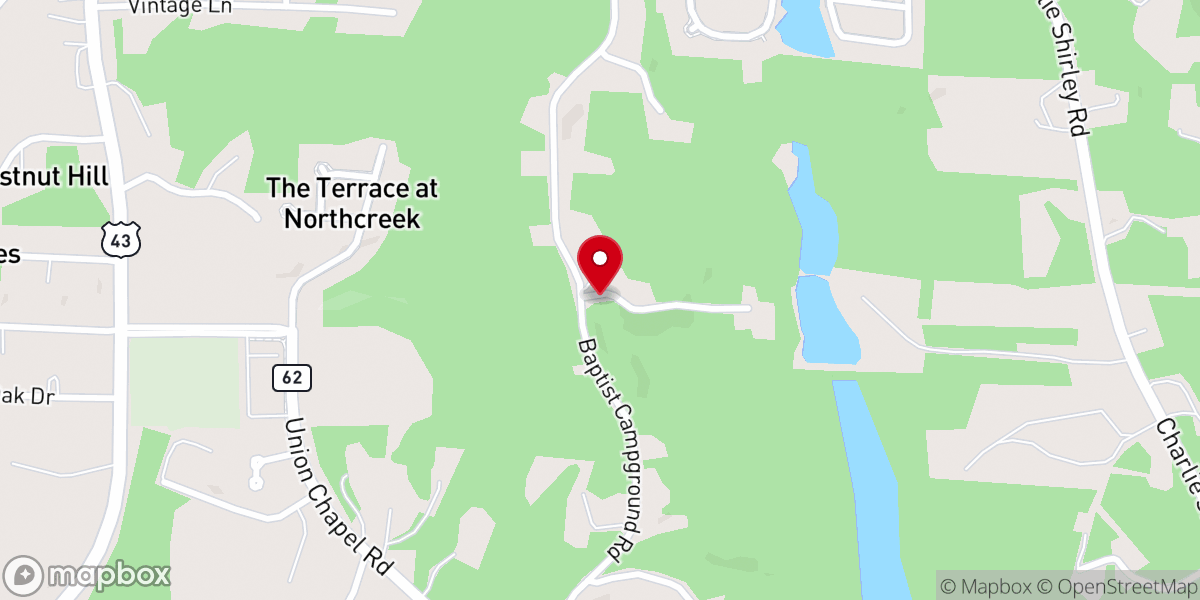 Map showing location of AG Hinton Full Gospel Deliverance Church