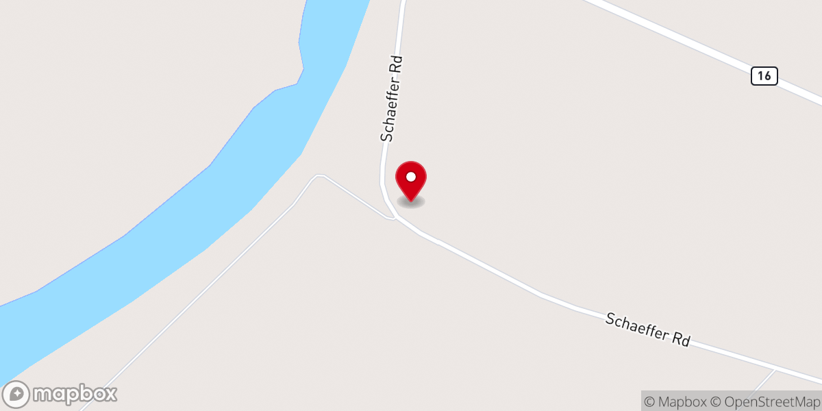Map showing location of New Tabernacle Church