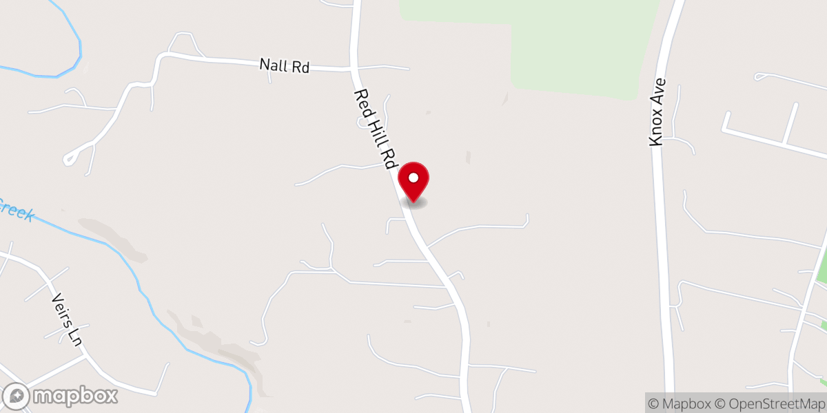 Map showing location of Vine Grove Church of God