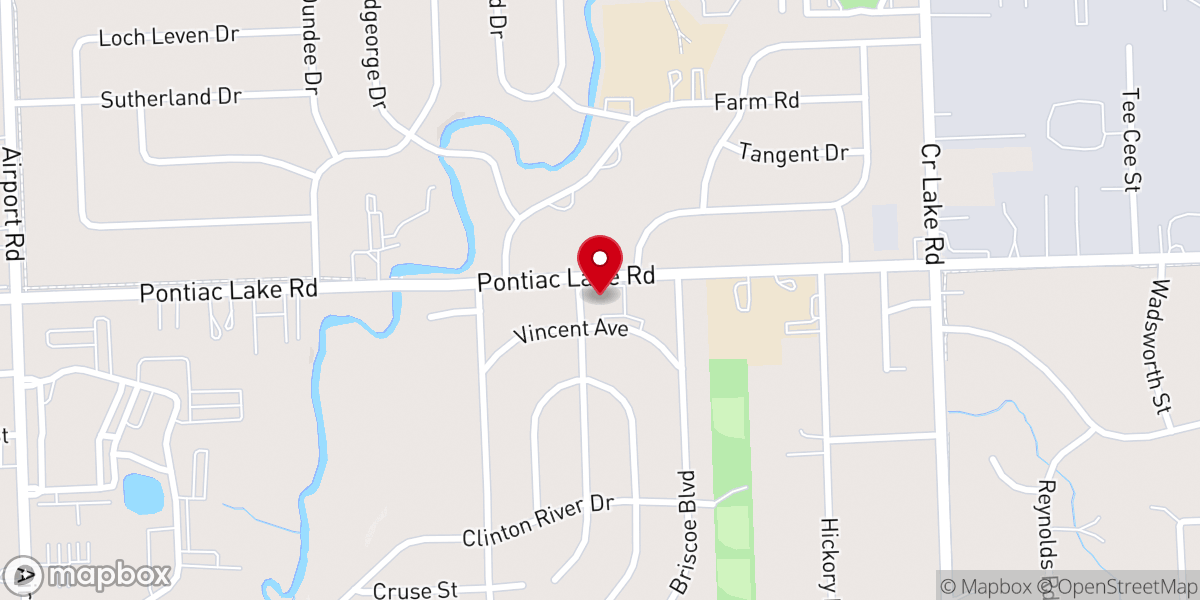 Map showing location of Grace Baptist Church of Waterford