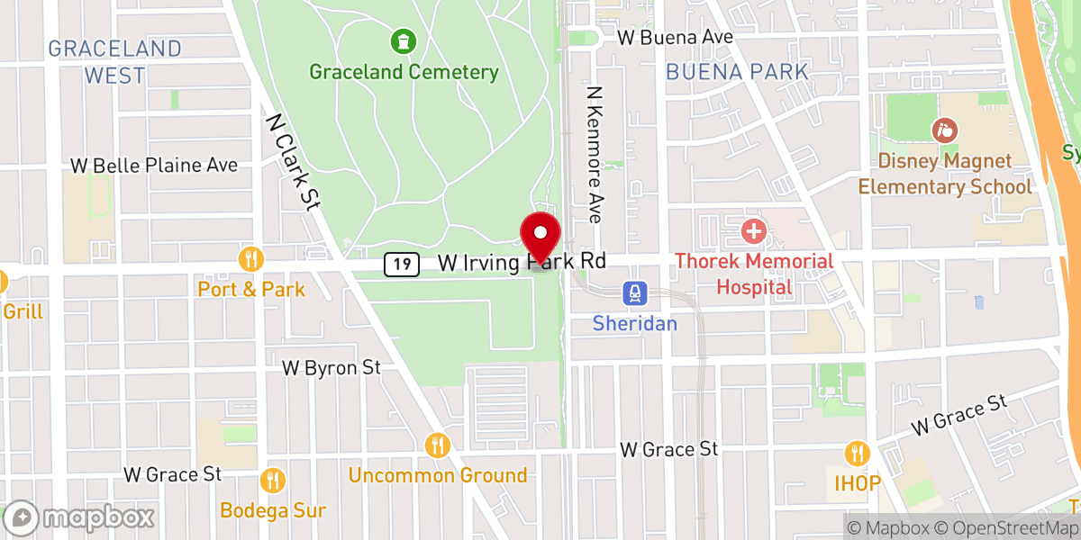 Map showing location of Fellowship of the Phoenix