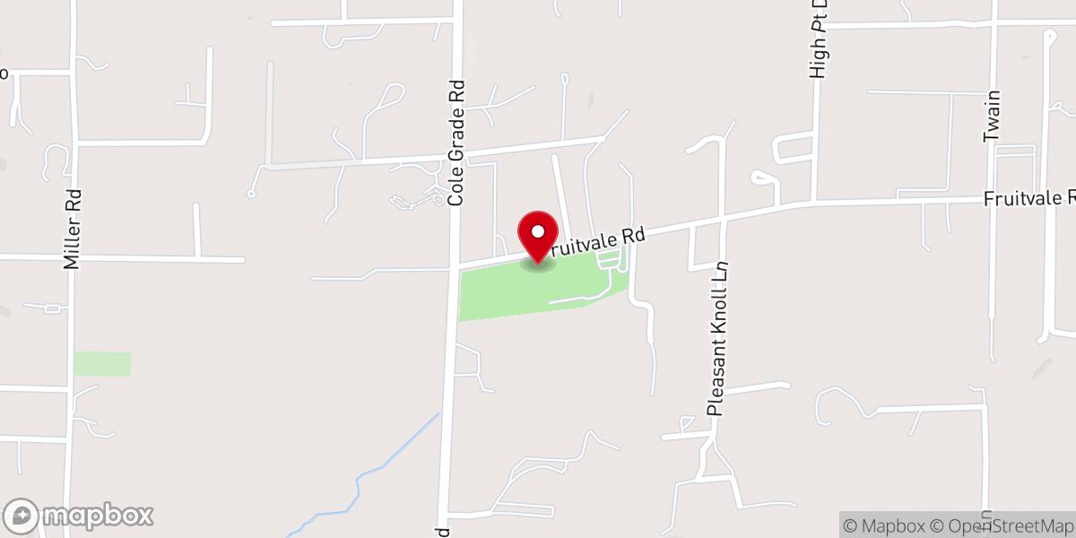 Map showing location of Calvary Chapel of Valley Center