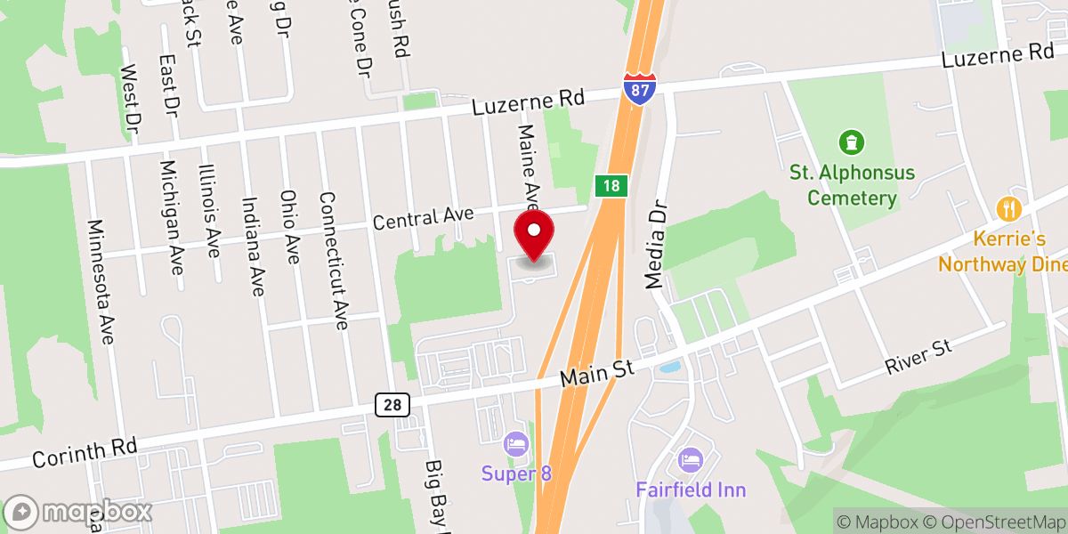 Map showing location of Community Life Church GCR