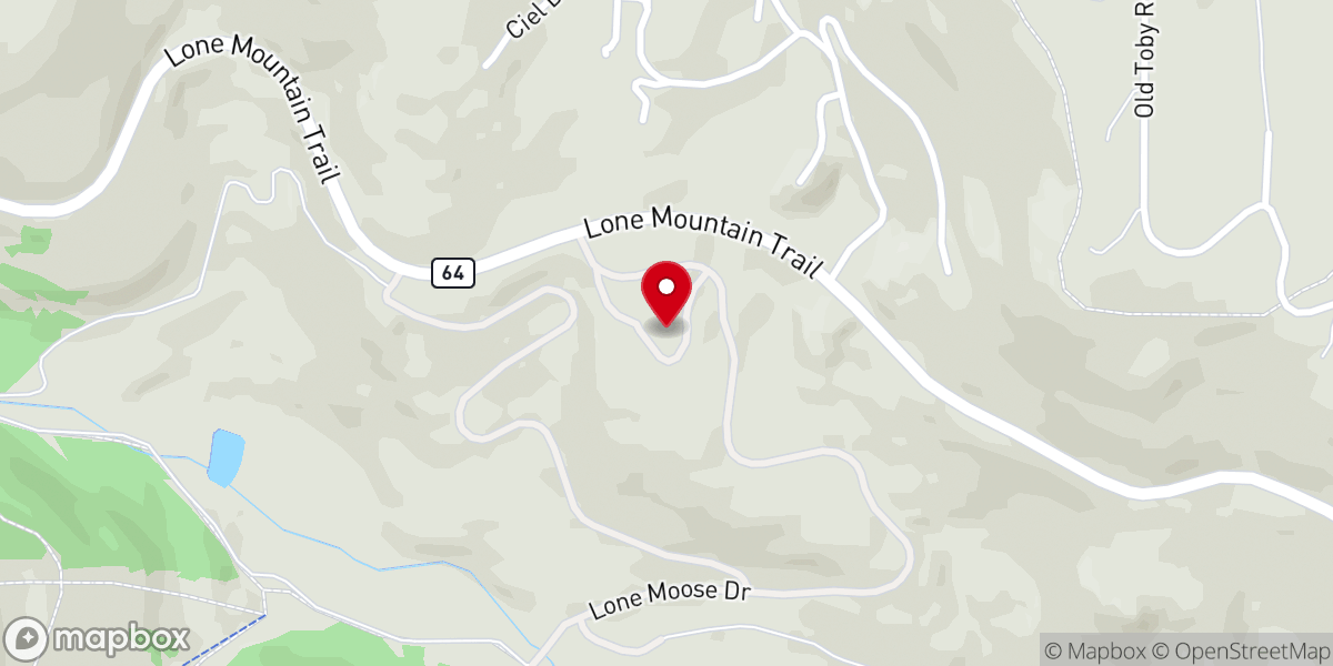 Map showing location of Big Sky Resort Ministries