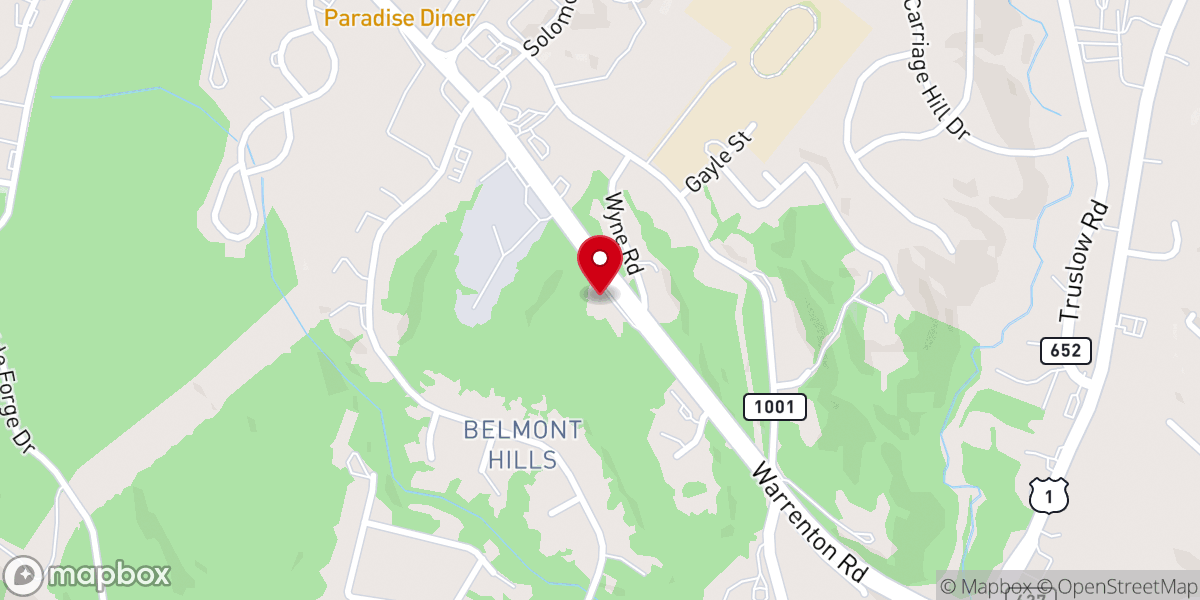 Map showing location of St. Luke's Anglican Catholic Church