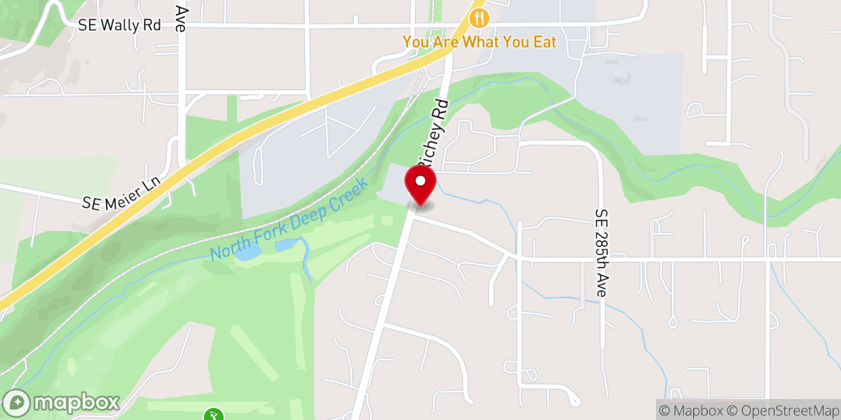 Map showing location of Bell Tower Chapel