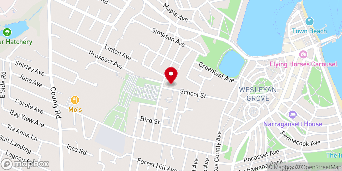 Map showing location of Good Shepherd Parish Center