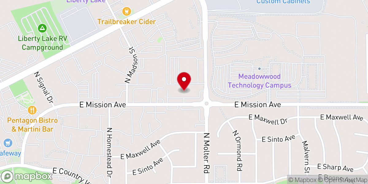 Map showing location of Abide in Christ Ministries