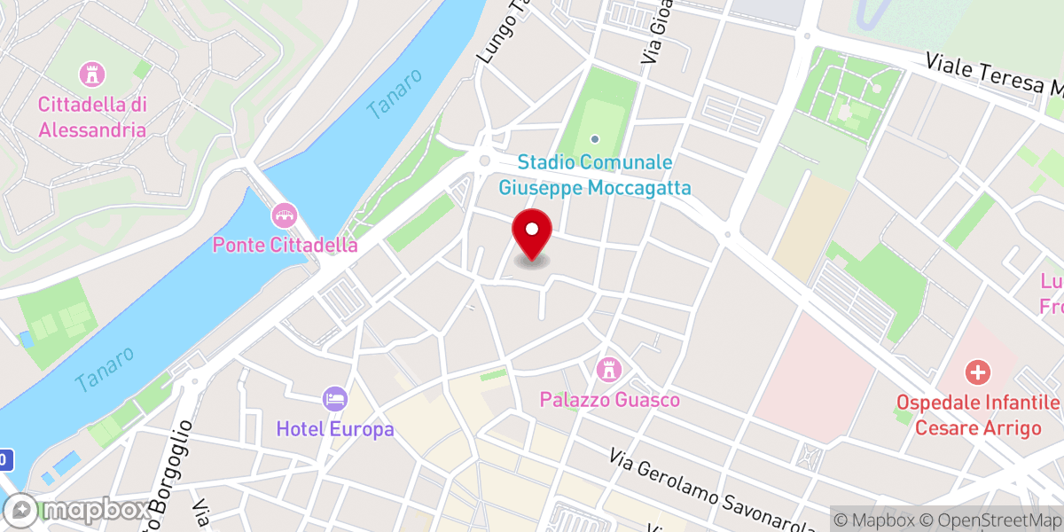 Map showing location of Parrocchia di Santa Maria di Castello