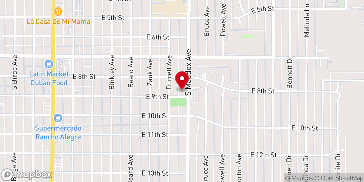 Map showing location of Come As You Are Church