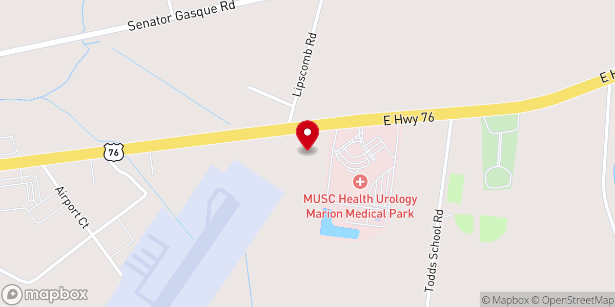 Map showing location of Christian Faith Baptist Church