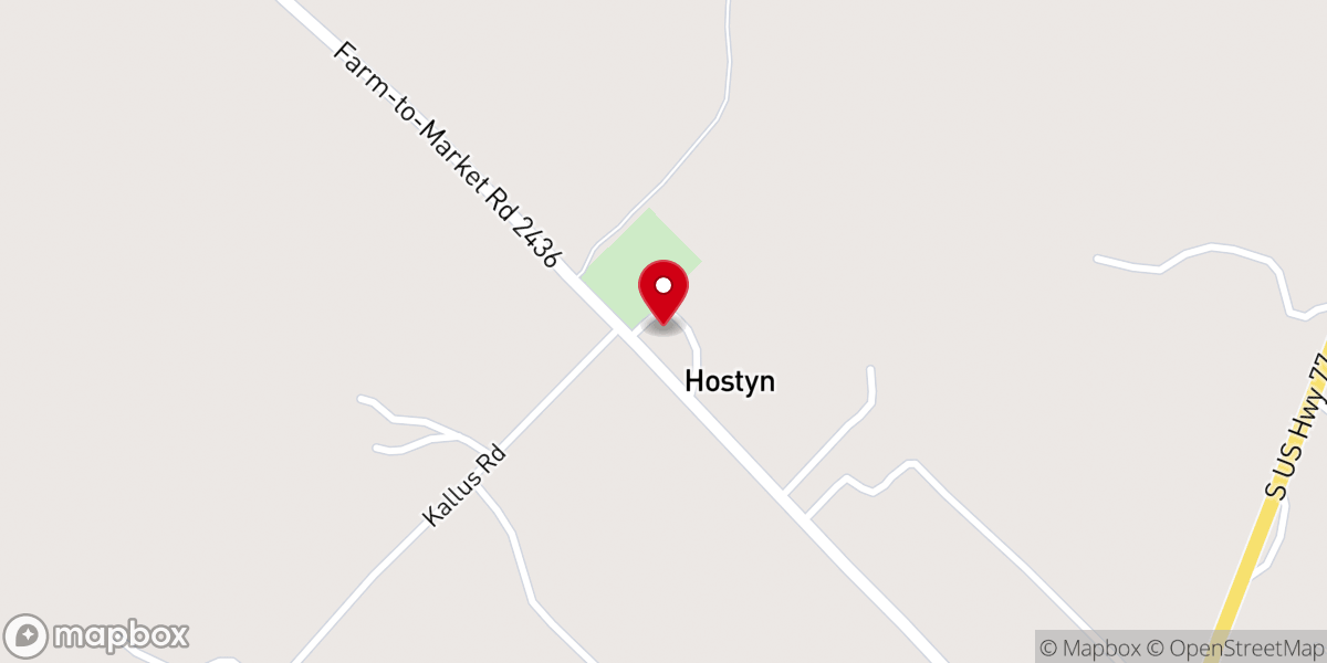 Map showing location of Queen of the Holy Rosary Catholic Church