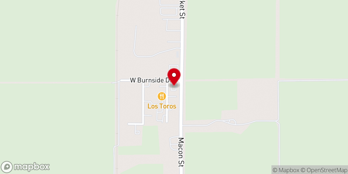Map showing location of Faith Lutheran Church