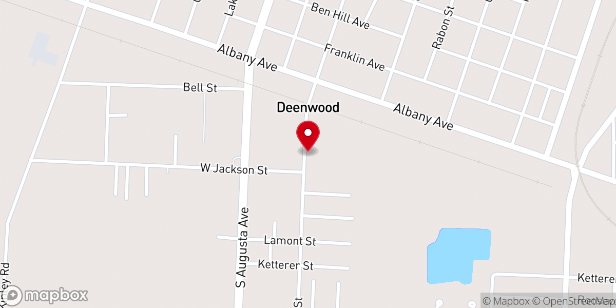 Map showing location of Waycross Gospel Tabernacle
