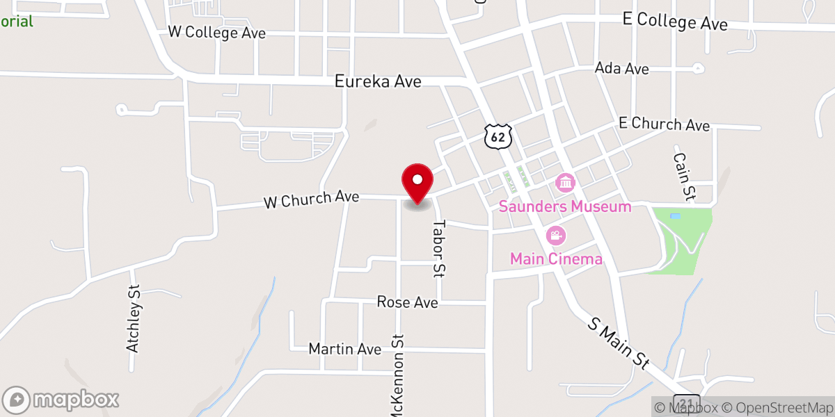 Map showing location of Innergy Fitness