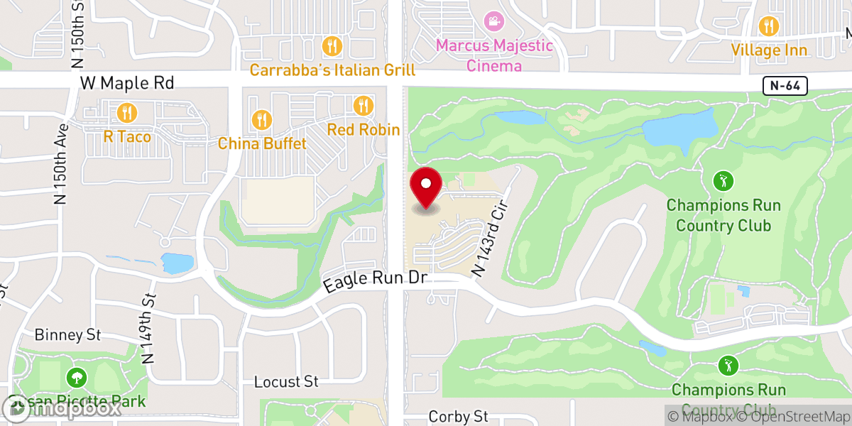 Map showing location of Saint Vincent Catholic Church