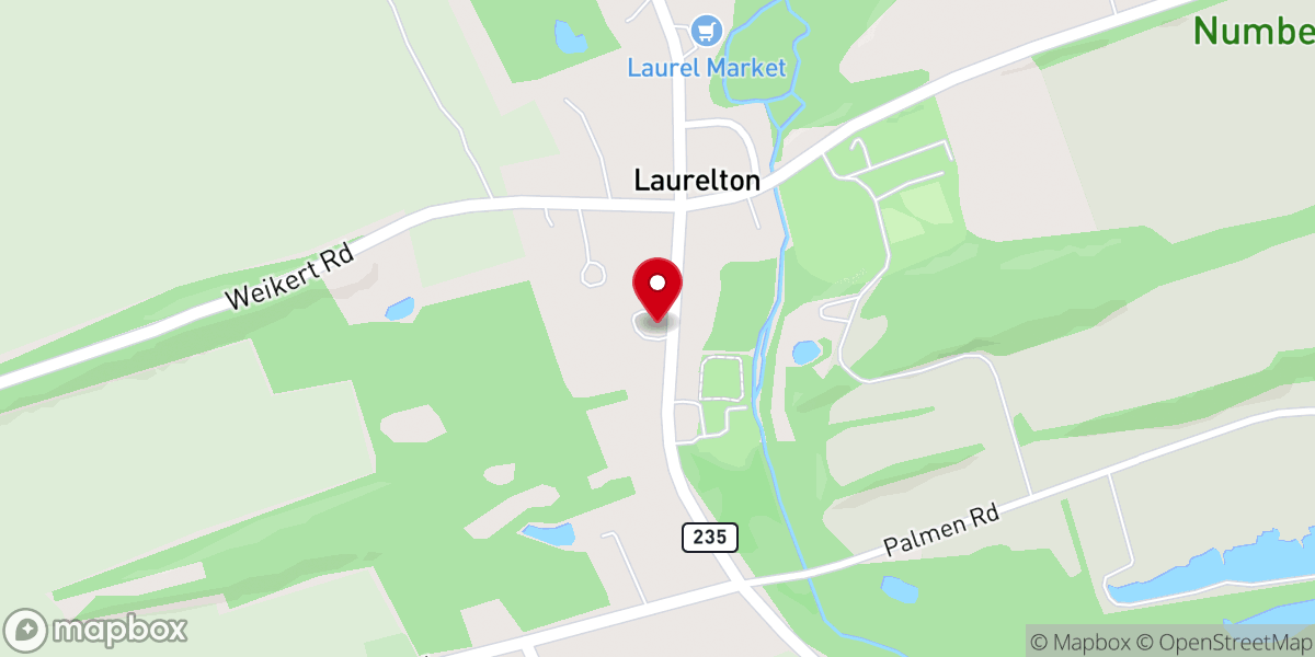Map showing location of West End Bible Fellowship