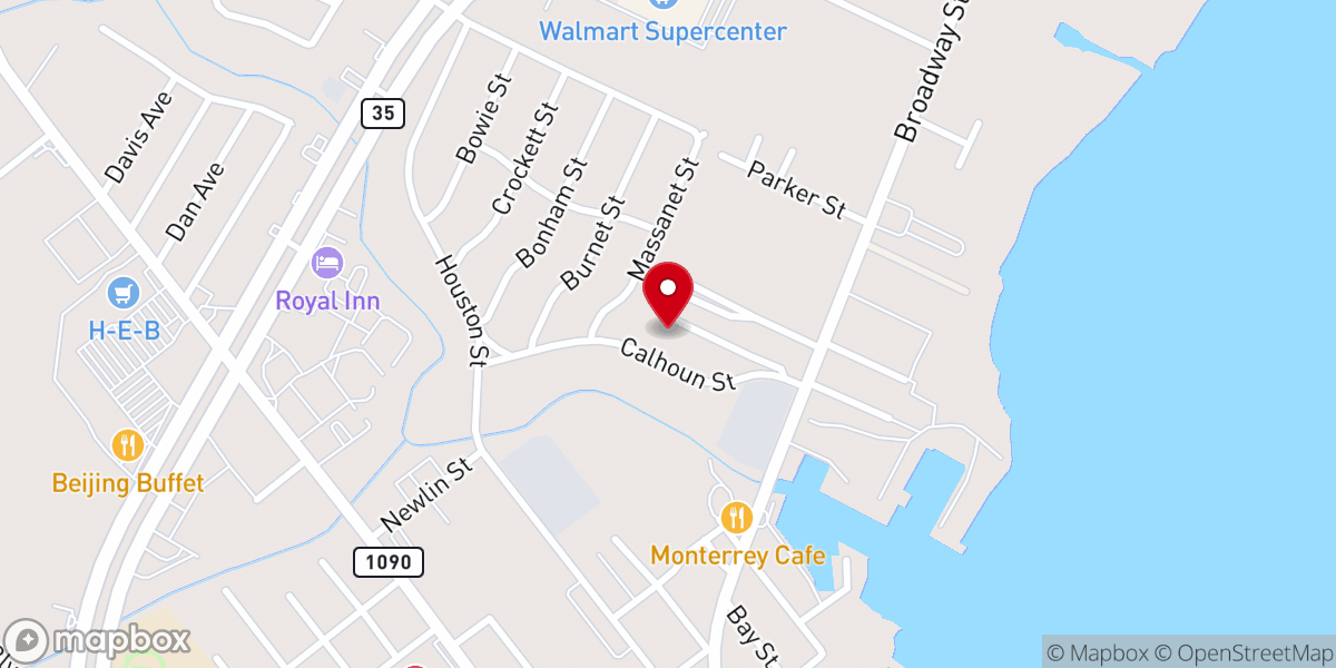 Map showing location of Family Life Center (First Baptist Church)