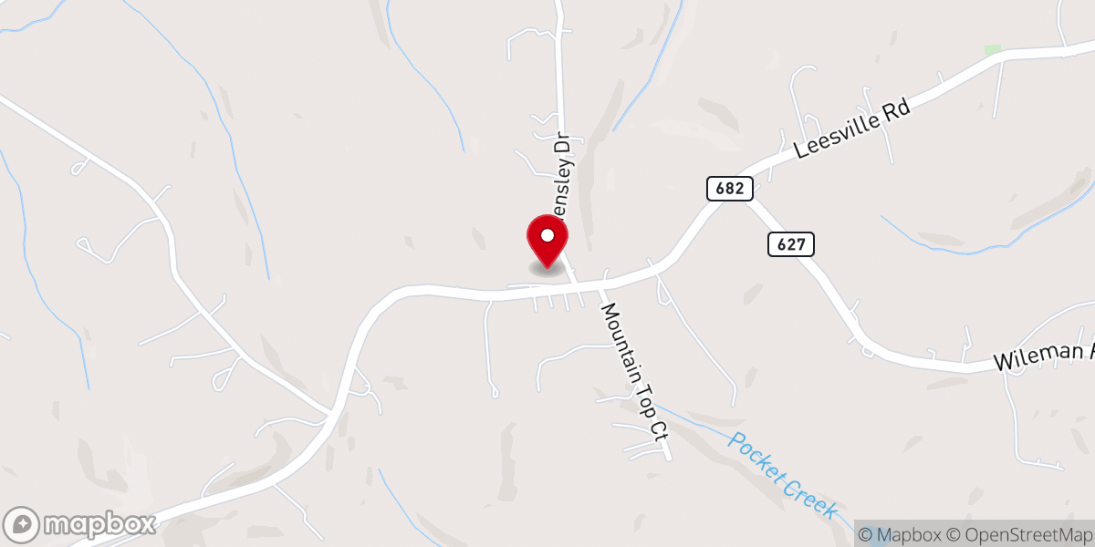 Map showing location of Union Chapel Community Church