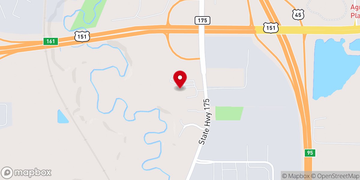 Map showing location of St Peter's Evangelical Lutheran Church and School