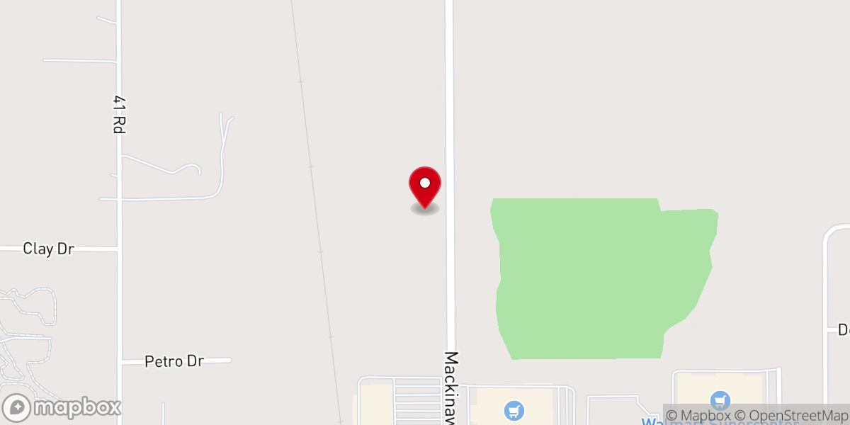Map showing location of First Christian Church