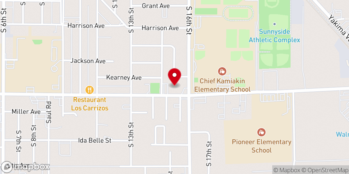 Map showing location of New Hope Sunnyside