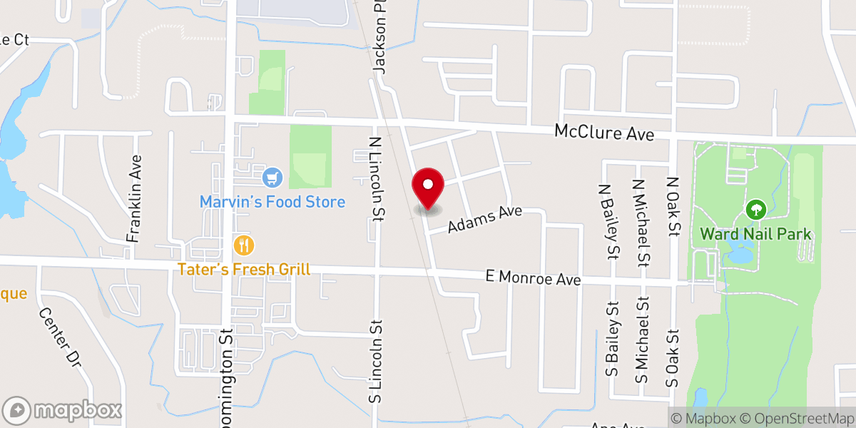 Map showing location of Grace Haven Ministries