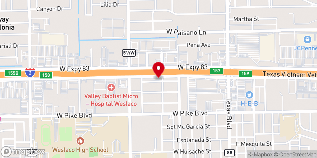 Map showing location of Templo Betania