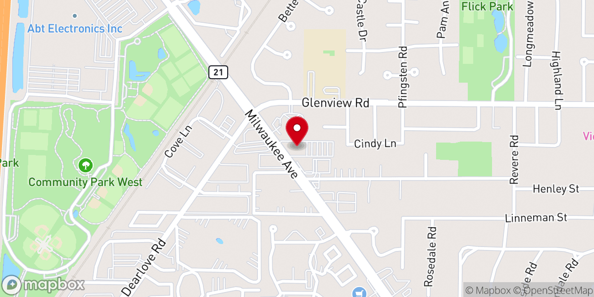 Map showing location of Holy Apostolic Catholic Assyrian Church of the East - St. Andrew's Parish