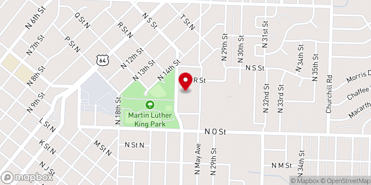 Map showing location of New Life Church Of God And Christ