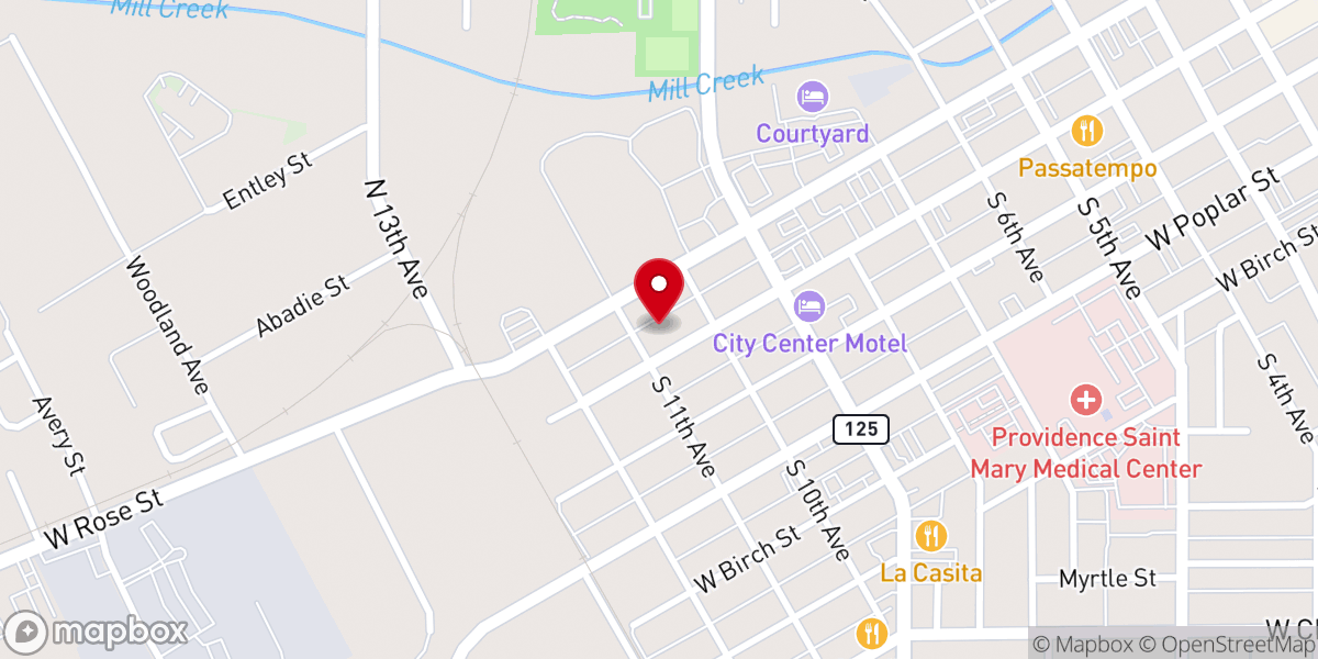 Map showing location of New Beginnings Chapel