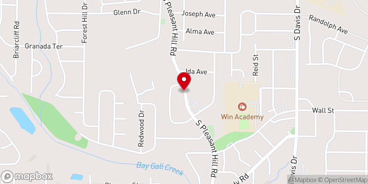 Map showing location of Abundant Life Church Of God By Faith