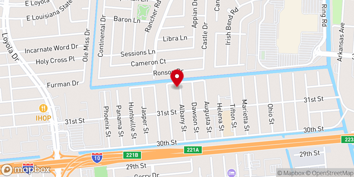 Map showing location of New Mount Bethel Baptist Church