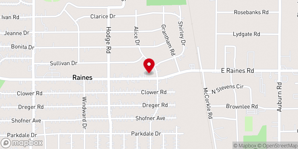 Map showing location of Liberty Church of God In Christ of White Haven