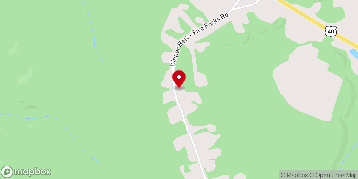 Map showing location of Mt Calvary Baptist Church