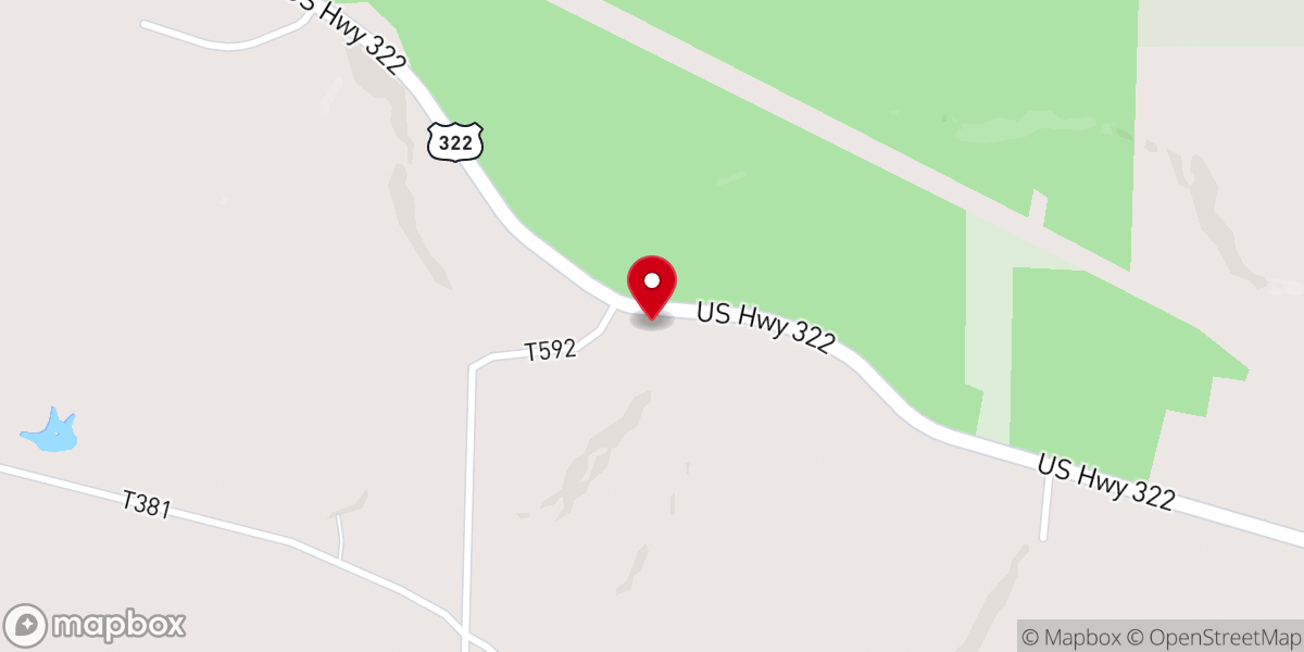 Map showing location of New Life Community Chapel