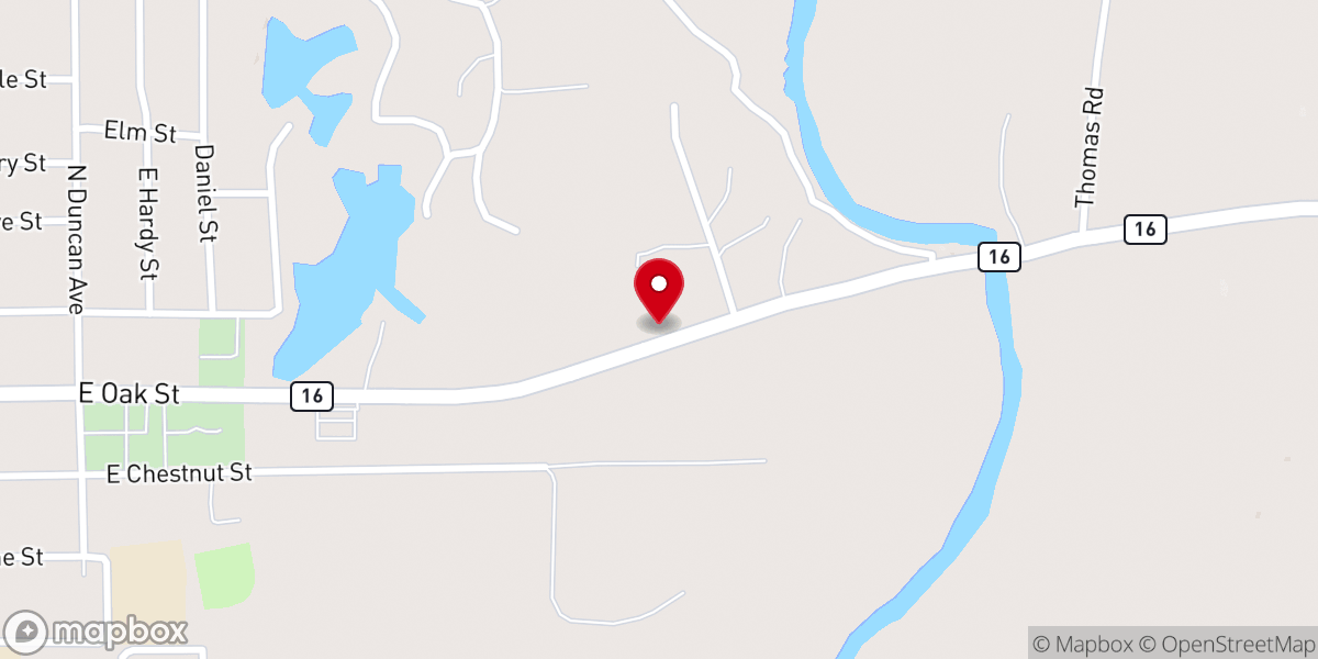 Map showing location of Tabernacle of Praise