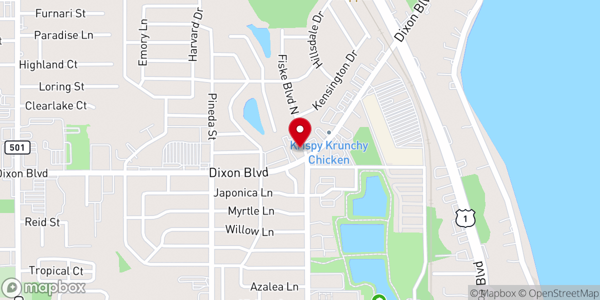 Map showing location of Living Word Church