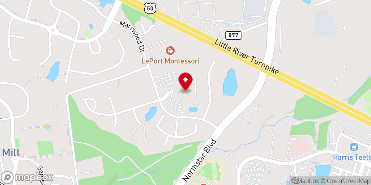 Map showing location of Corpus Christi Catholic Church - Parish Office