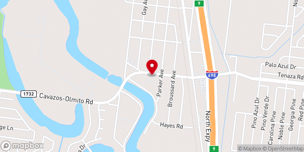 Map showing location of EL DIVINO REY "Family Church"