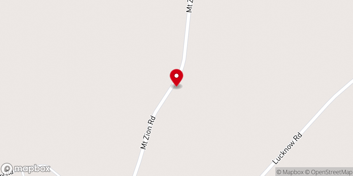Map showing location of Deliverance Tabernacle