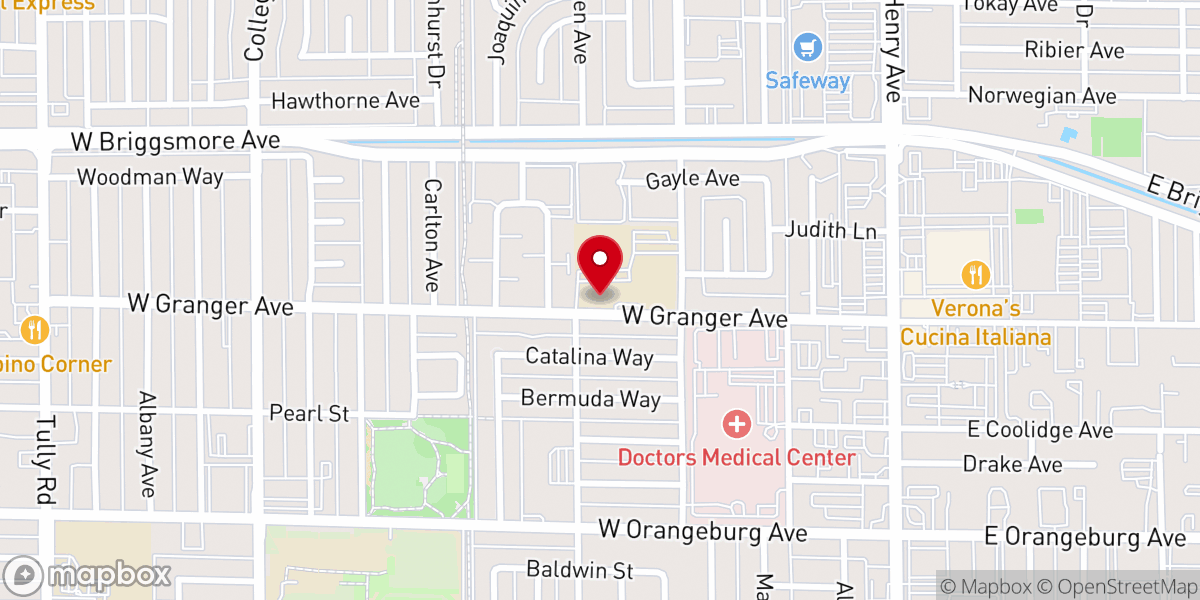 Map showing location of Our Lady of Fatima Church