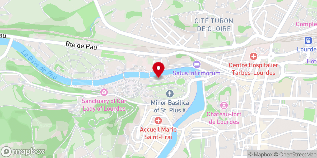 Map showing location of Chapelle Saint-Côme Saint Damien